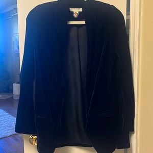 H&M Black Velvet Blazer